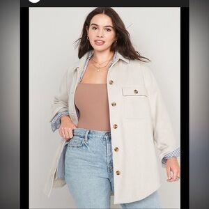 Old Navy Soft-Brushed Utility Shacket NWT